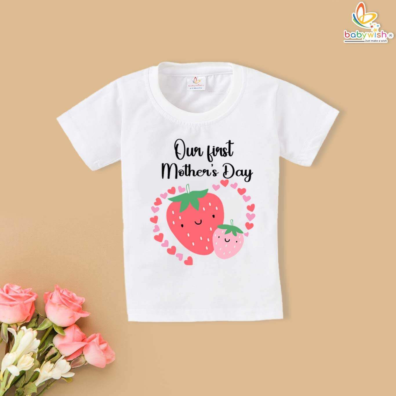 Babywish Our First Mother’s Day Strawberry Tshirt