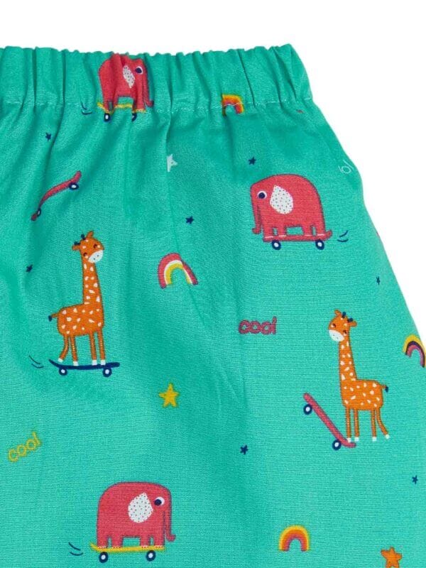 Kids Sleepsuit for Baby Boy’s and Girl’s Topwear and Pajamas Set Long Sleeve Sleepwear Baby Clothing Sets - Giraffe Print - Image 6