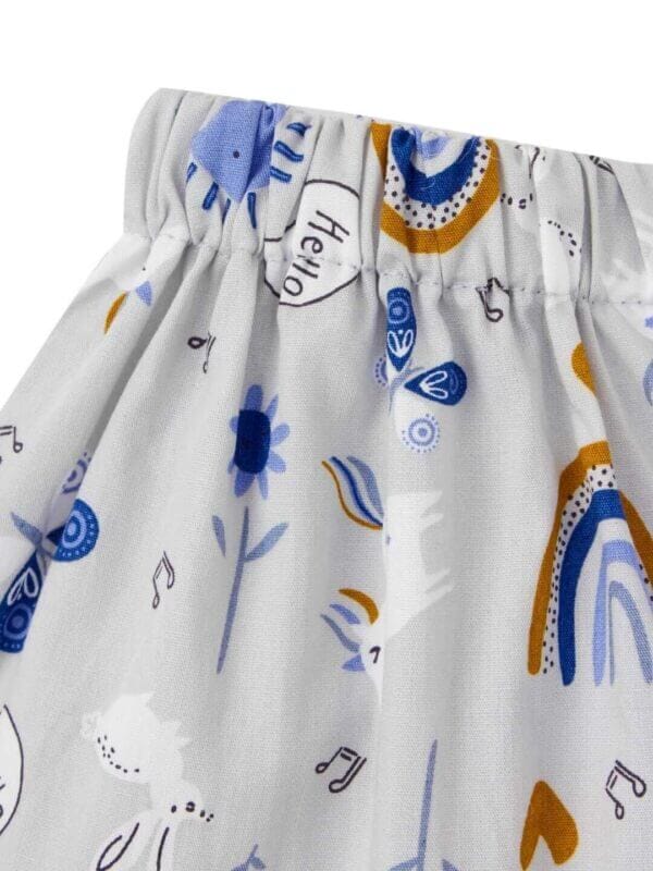 Kids Sleepsuit for Baby Boy’s and Girl’s Topwear and Pajamas Set Long Sleeve Sleepwear Baby Clothing Sets - Grey Apollo Print - Image 6