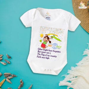 Babywish Independence Day T-Shirt for Boys and Girls 15th August Romper HAPPY INDEPENDENCE DAY