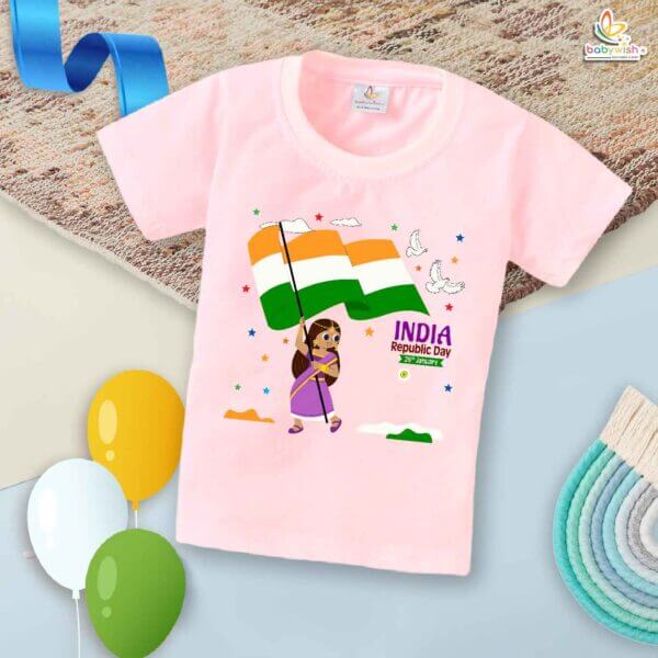 Babywish Republic Day T-shirt My First Republic Day T-shirt INDIA Republic Day 26th January - Image 3
