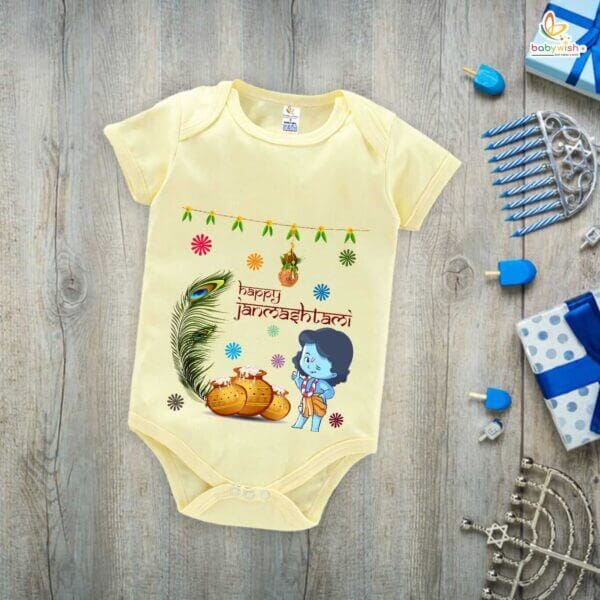 Babywish Dahi Handi Romper Brother Sister Matching dress for DHNDI - Image 3