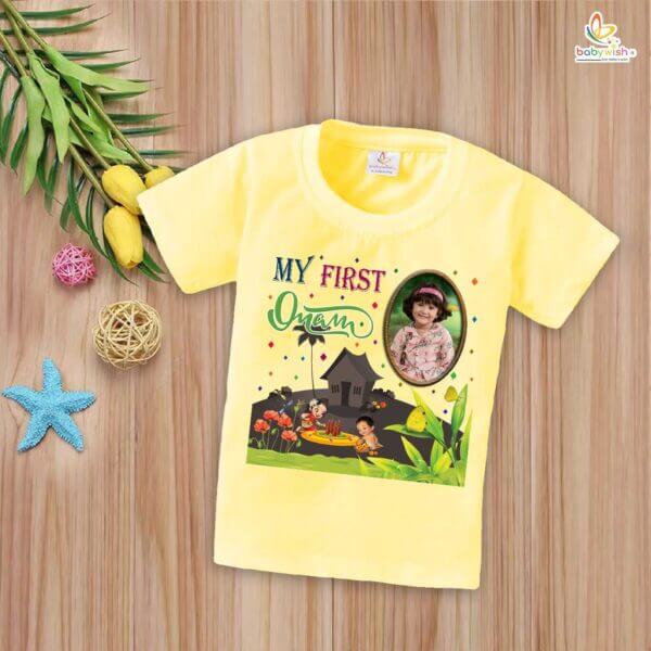 Babywish Onam Festivals Boys and Girls T-Shirt  Onam T-Shirts Half Sleeve - Image 4