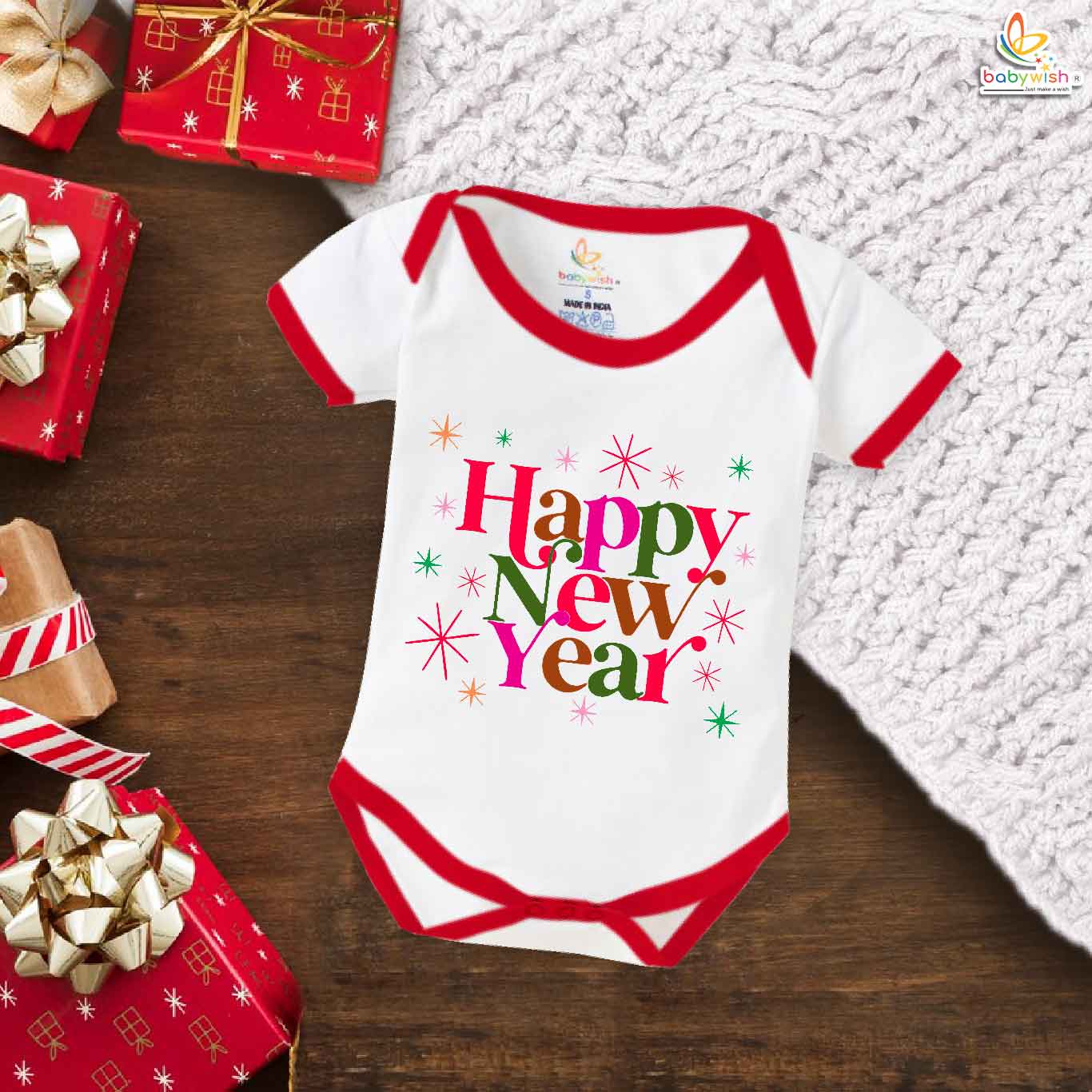 Babywish New Year Romper Clothes My First New Year Bodysuits Happy New Year to All