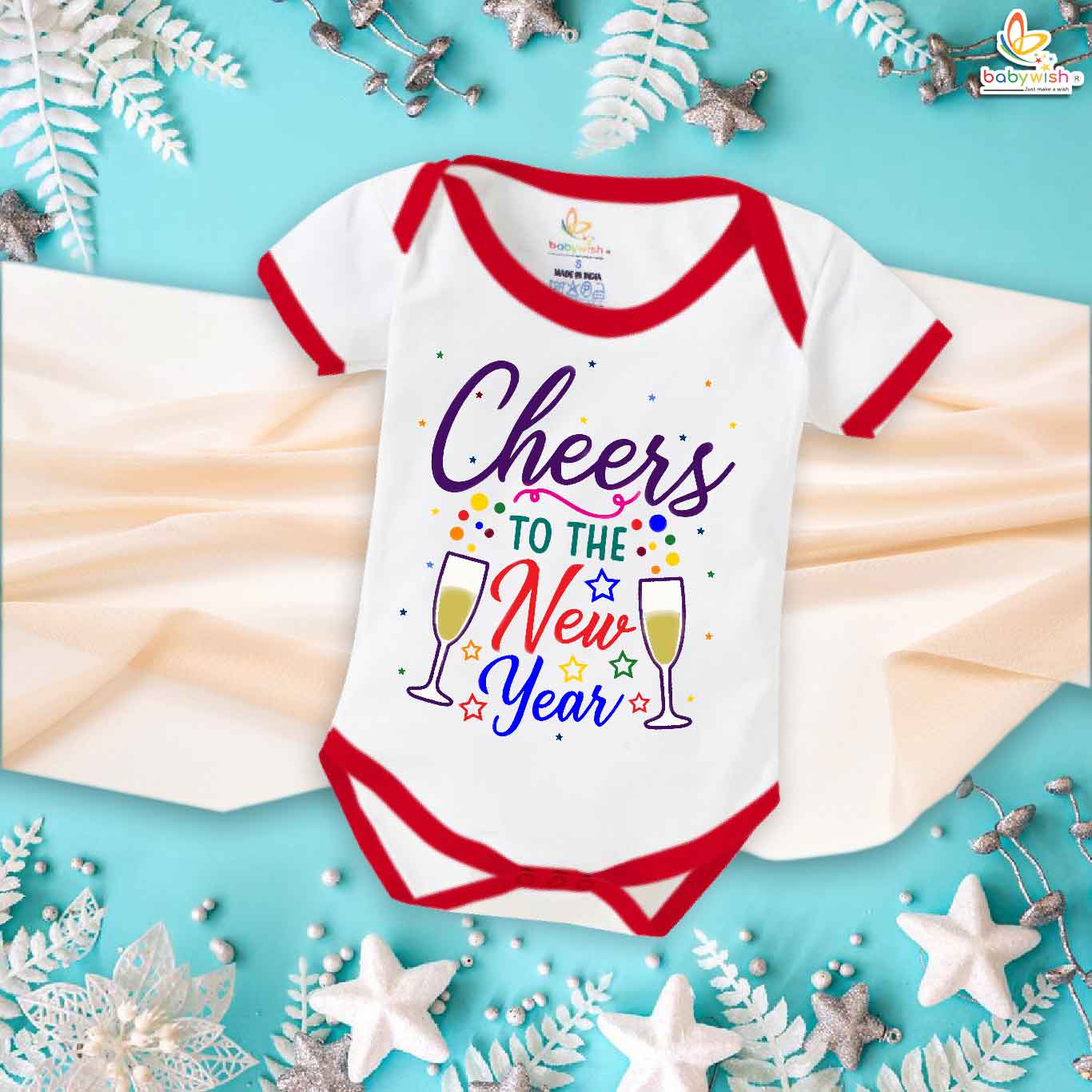 Babywish New Year Romper Clothes My First New Year Bodysuits Cheers to the New Year