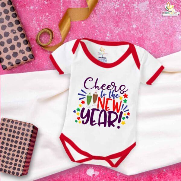 Babywish New Year Romper Clothes My First New Year Bodysuits Cheers to the New Year Celebrations
