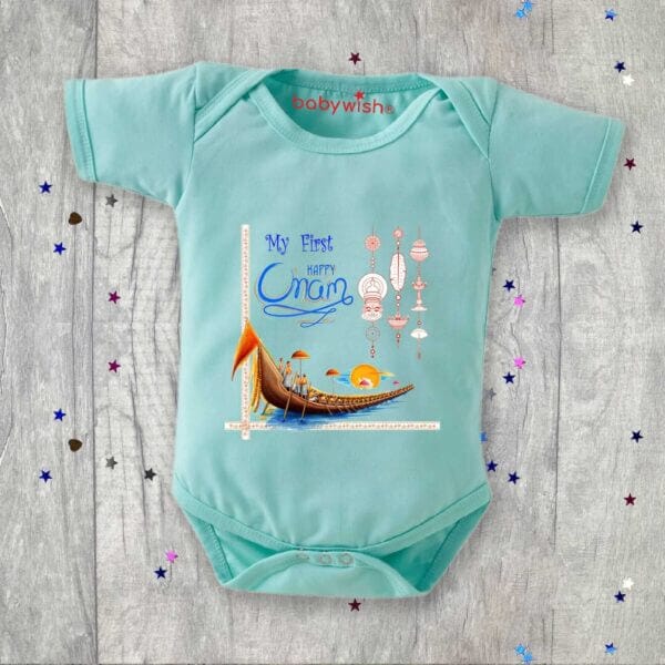 Babywish Onam Romper Brother Sister Matching dress for ONAM - Image 5