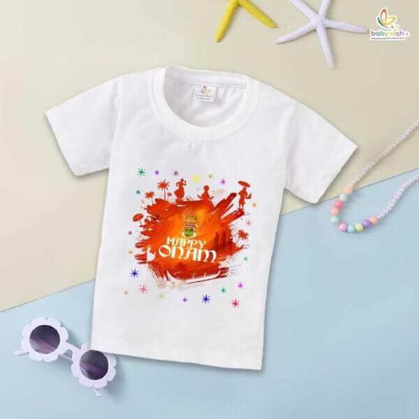 Babywish Onam Festivals Boys and Girls T-Shirt  Onam T-Shirts Half Sleeve