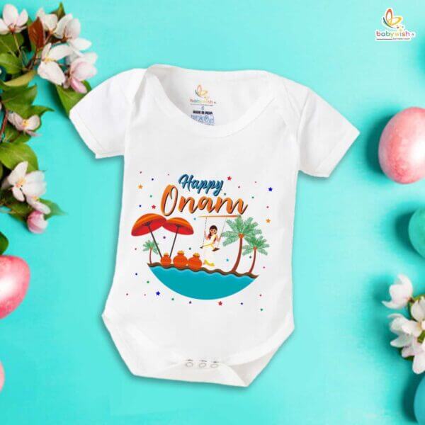 Babywish Onam Romper Brother Sister Matching dress for ONAM