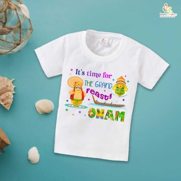 Babywish Onam Festivals Boys and Girls T-Shirt  Onam T-Shirts Half Sleeve - Image 3