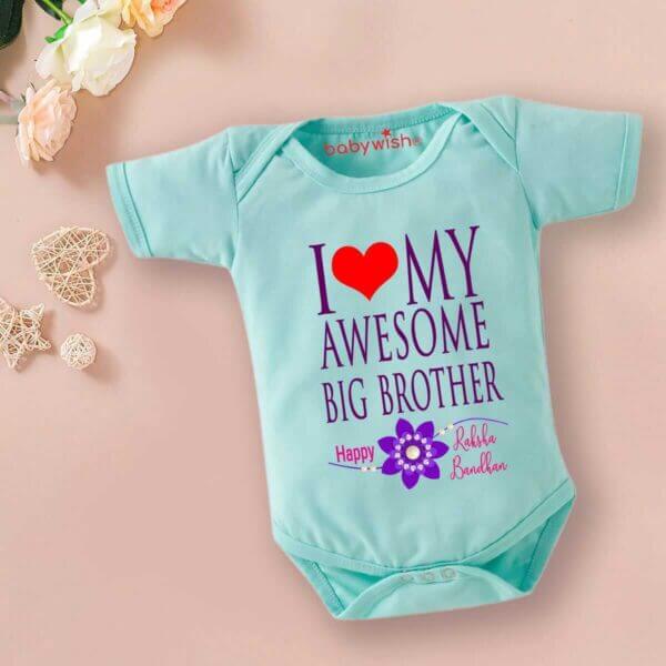 Babywish Rakshabandhan Romper Brother Sister Matching dress Rakshabandhan gift for Rakhi - Image 5