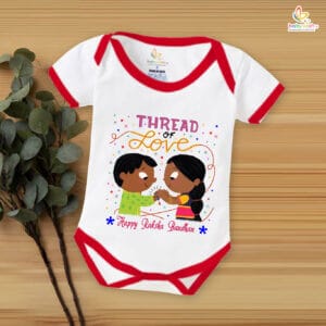 Babywish Rakshabandhan Romper Brother Sister Matching dress Rakshabandhan gift for Rakhi