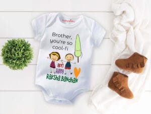 Babywish Rakshabandhan Romper Brother Sister Matching dress Rakshabandhan gift for Rakhi