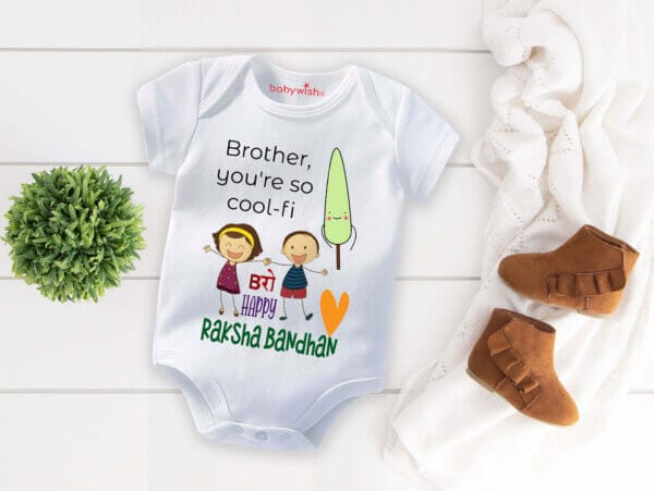 Babywish Rakshabandhan Romper Brother Sister Matching dress Rakshabandhan gift for Rakhi