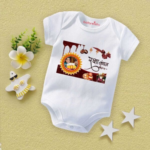 Babywish Rakshabandhan Romper Brother Sister Matching dress Rakshabandhan gift for Rakhi