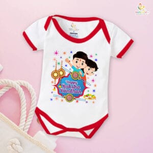 Babywish Rakshabandhan Romper Brother Sister Matching dress Rakshabandhan gift for Rakhi