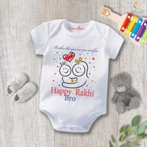 Babywish Rakshabandhan Romper Brother Sister Matching dress Rakshabandhan gift for Rakhi