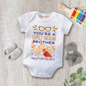 Babywish Rakshabandhan Romper Brother Sister Matching dress Rakshabandhan gift for Rakhi
