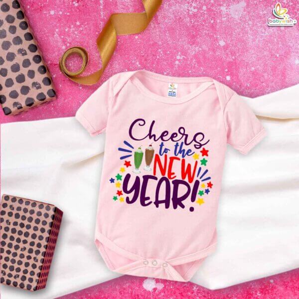 Babywish New Year Romper Clothes My First New Year Bodysuits Cheers to the New Year Celebrations - Image 4
