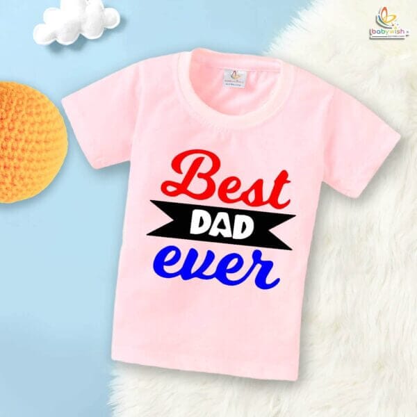 Best Dad Ever – Stylish Father T-shirt for Proud Dads | Perfect Gift for Father’s Day & New Dads | Babywish - Image 3