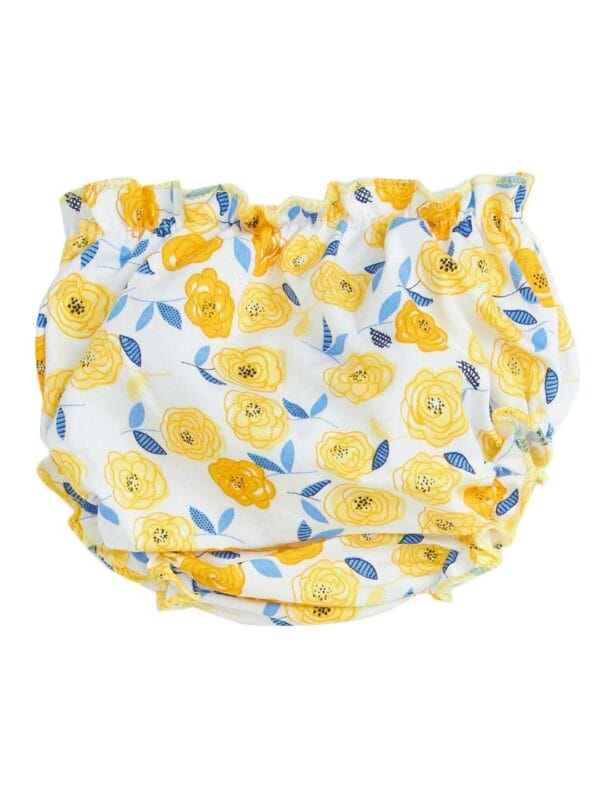 Babywish Baby Girl Cotton Frock Newborn Girl Knee Length Sleeveless Dress Sunflower Theme Printed - Image 6