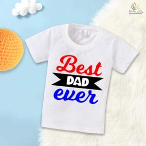 Best Dad Ever – Stylish Father T-shirt for Proud Dads | Perfect Gift for Father’s Day & New Dads | Babywish