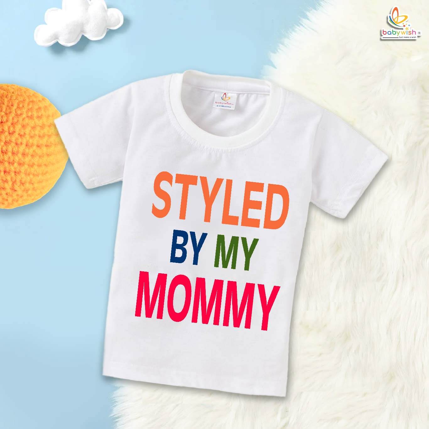 Style By My Mommy – Trendy Mother T-shirt for Moms | Stylish Baby Clothes by Mommy | Babywish