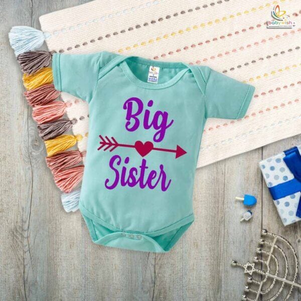 Brother-Sister Matching Rompers | Big Sister Baby Bodysuit | Cute Sibling Outfit Set for Babies & Toddlers | Brother-Sister Clothes | Babywish - Image 2