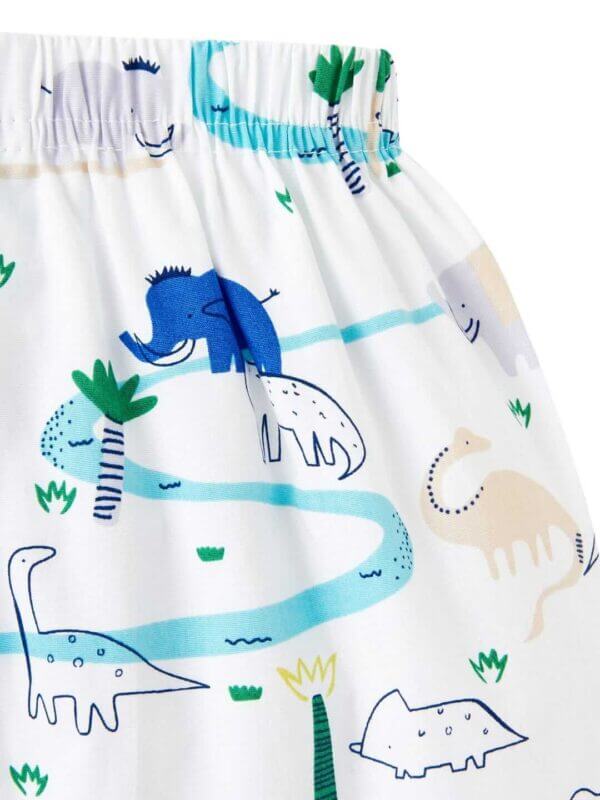 Kids Sleepsuit for Baby Boy’s and Girl’s Topwear and Pajamas Set Long Sleeve Sleepwear Baby Clothing Sets - Blue Elephant Print - Image 6