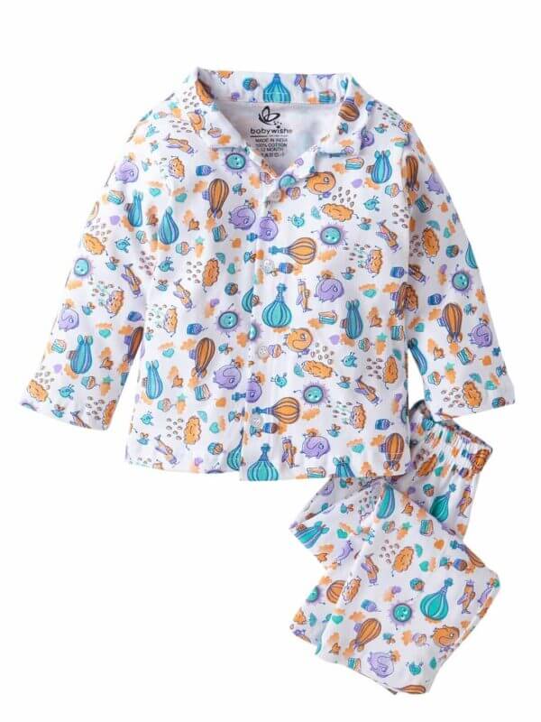Kids Sleepsuit for Baby Boy’s and Girl’s Topwear and Pajamas Set Long Sleeve Sleepwear Baby Clothing Sets - Car Theme - Image 6