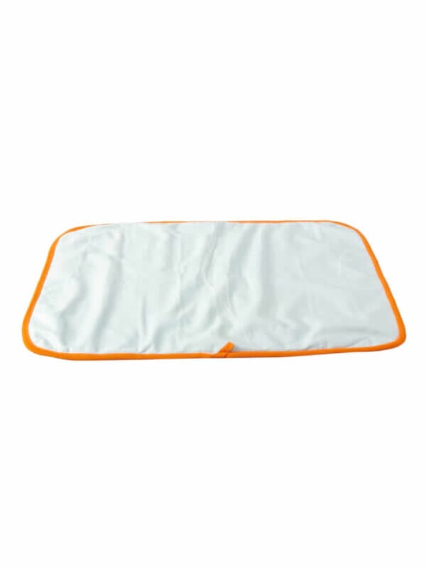 Baby Waterproof Bed Mattress Protector Orange Drysheet for Baby Soft Breathable Waterproof Bed Sheet Protector - Image 3