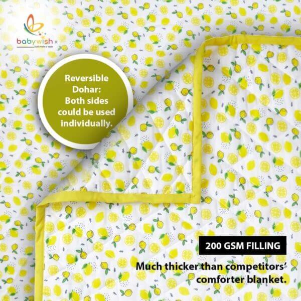 GOTS Certified Organic Muslin Baby Dohar Blanket for Newborn Soft Crib All Seasons Quilt for Microfiber Giftset - Image 9