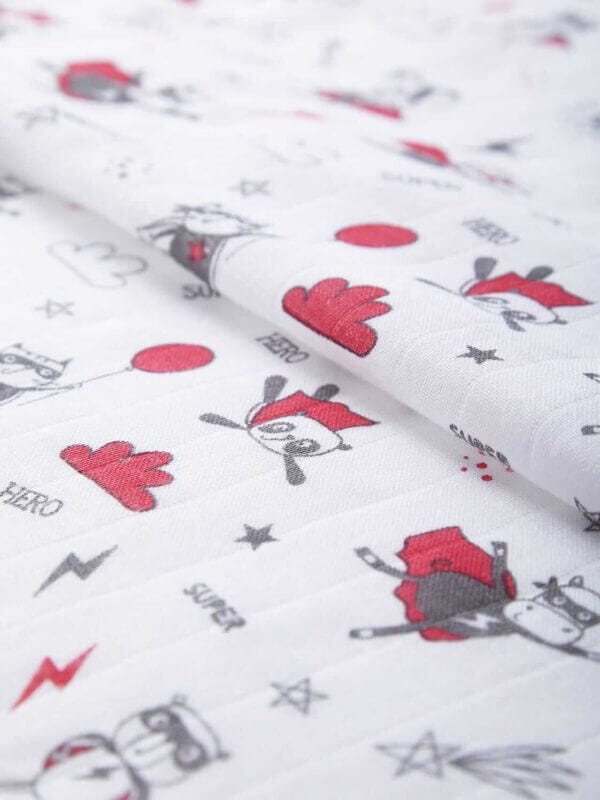 Muslin Swaddle Blankets 100% Organic for newborn Baby Multipurpose Infant Swaddle 112x112cm - Image 2