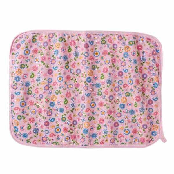 Baby Waterproof Bed Mattress Protector Pink Drysheet for Baby Soft Breathable Waterproof Bed Sheet Protector - Image 3