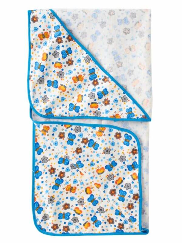 Baby Flannel hooded towels for new born Butterfly Printed Bath Towel for Boys and Girls Infants kids towel - Image 2