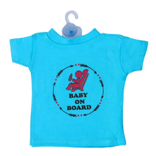 Baby on Board Car Decals Cloth Safety Sign Board with Hanger & Vacuum suction cup - Image 2
