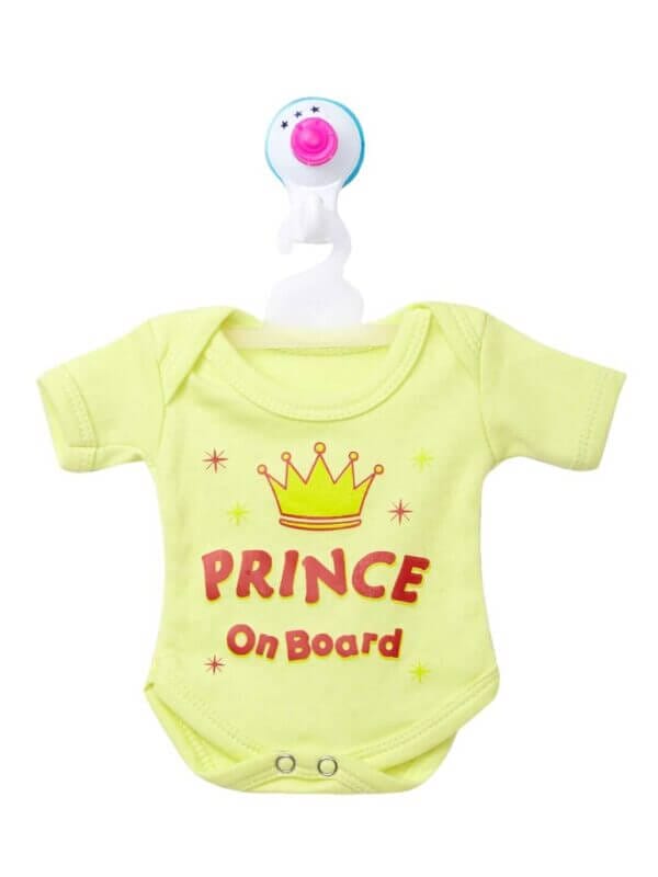 Baby on Board Car Decals Cloth Safety Sign Board with Hanger & Vacuum suction cup - Image 3