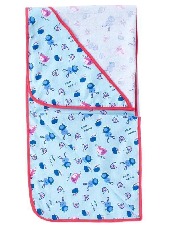 Baby Flannel hooded towels for new born Nice Car Vector Printed Bath Towel for Boys and Girls Infants kids towel - Image 2