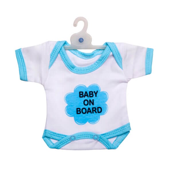 Baby on Board Car Decals Cloth Safety Sign Board with Hanger & Vacuum suction cup - Image 2