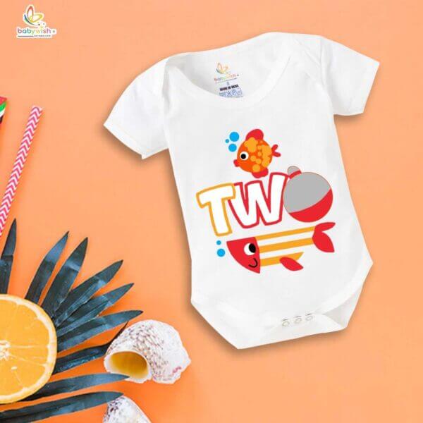 Two month unisex baby romper half sleeve round neck onesie - Image 5