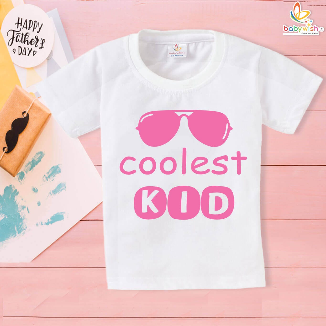 Coolest Kid Father’s Day Gift T-Shirt for Boys and Girls by Babywish