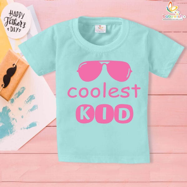 Coolest Kid Fathers Day Gift TShirt for Boys & Girls | Babywish - Image 2