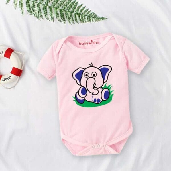 Baby Bodysuits Newborn Romper Set Cotton Unisex Half Sleeve Onesies - Image 3