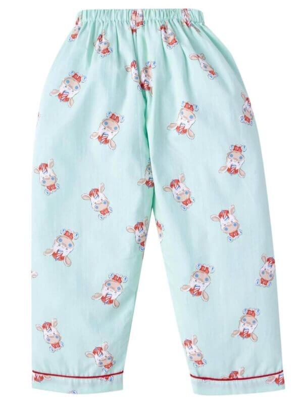 Babywish Kids Sleepsuit for Baby Boy’s and Girl’s Topwear and Pajamas Set Long Sleeve Sleepwear Baby Clothing Sets - Sea Green Unicorn Print - Image 5
