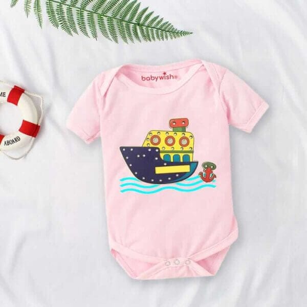 Baby Bodysuits Newborn Romper Set Cotton Unisex Half Sleeve Onesies - Image 3