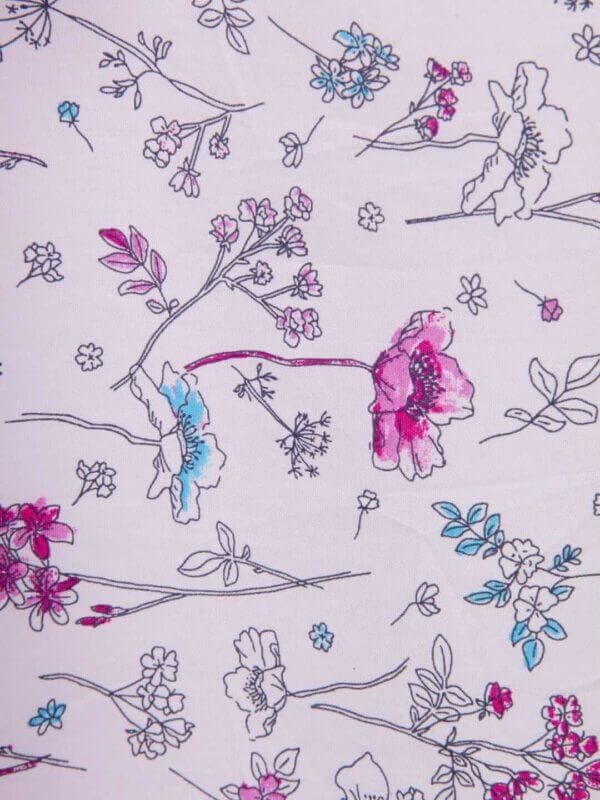 Nursing covers for Mother Breathable feeding cover for Breastfeeding 360° Coverage Protection Cover - Purple Water Lily - Image 4