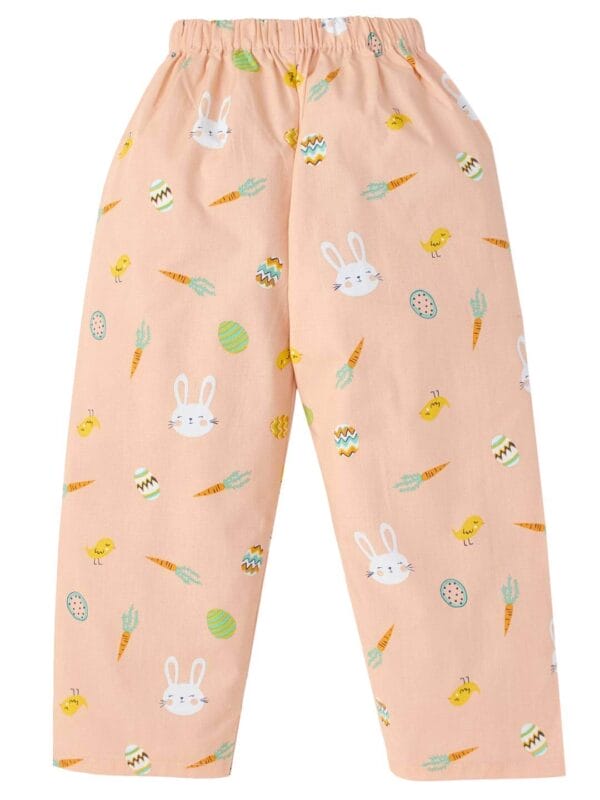 Kids Cotton Nightwear Set | Bunny Print Full Sleeve Pajama Set for Boys & Girls | Babywish - Image 3
