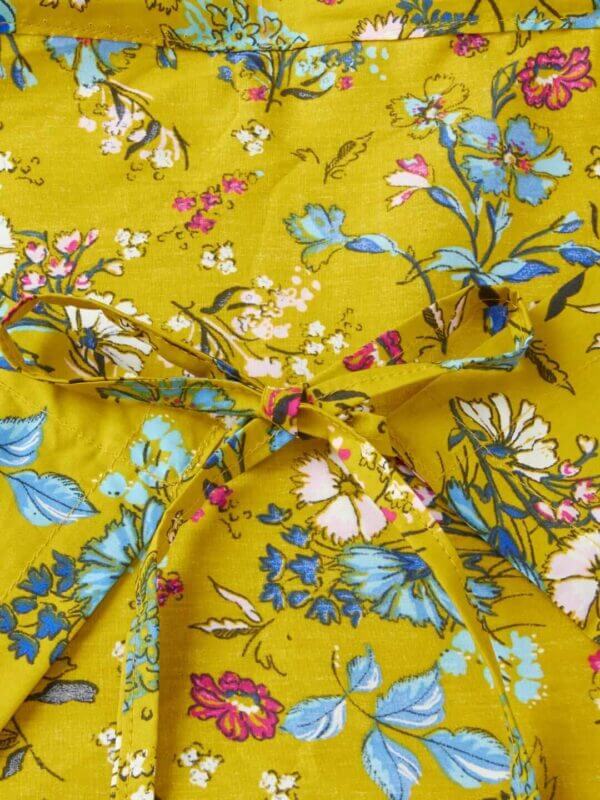 Nursing covers for Mother Breathable feeding cover for Breastfeeding 360° Coverage Protection Cover - Yellow Water Lily - Image 5