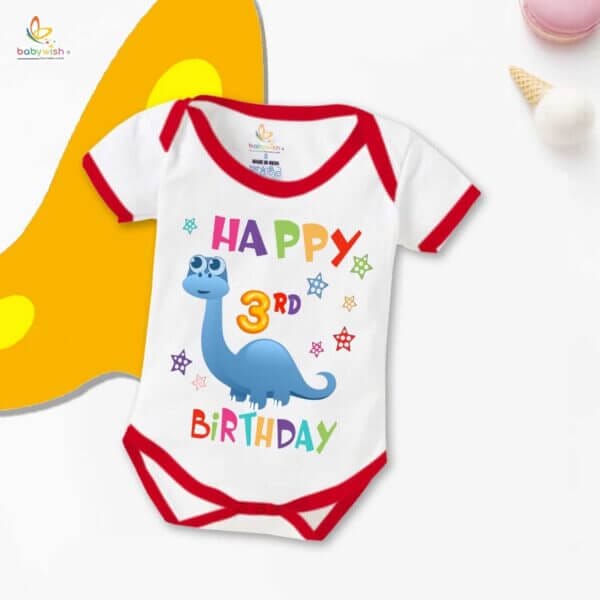 Three month unisex baby romper half sleeve round neck onesie - Image 5