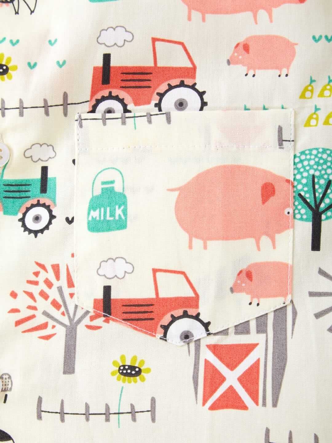 Kids Sleepsuit for Baby Boys and Girls Long Sleeve Topwear and Pajamas Set Baby Clothing Sleepwear Set Yellow Tree Print for Newborns and Toddlers - Image 4